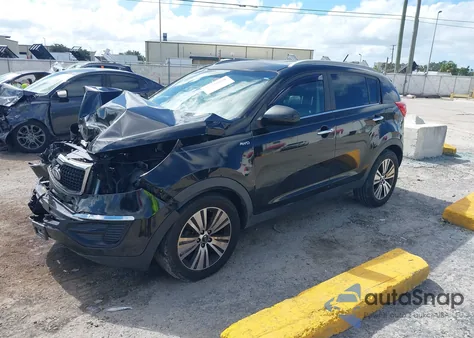 2016 Kia Sportage Ex из США, поврежденный, VIN KNDPCCACXG7833337